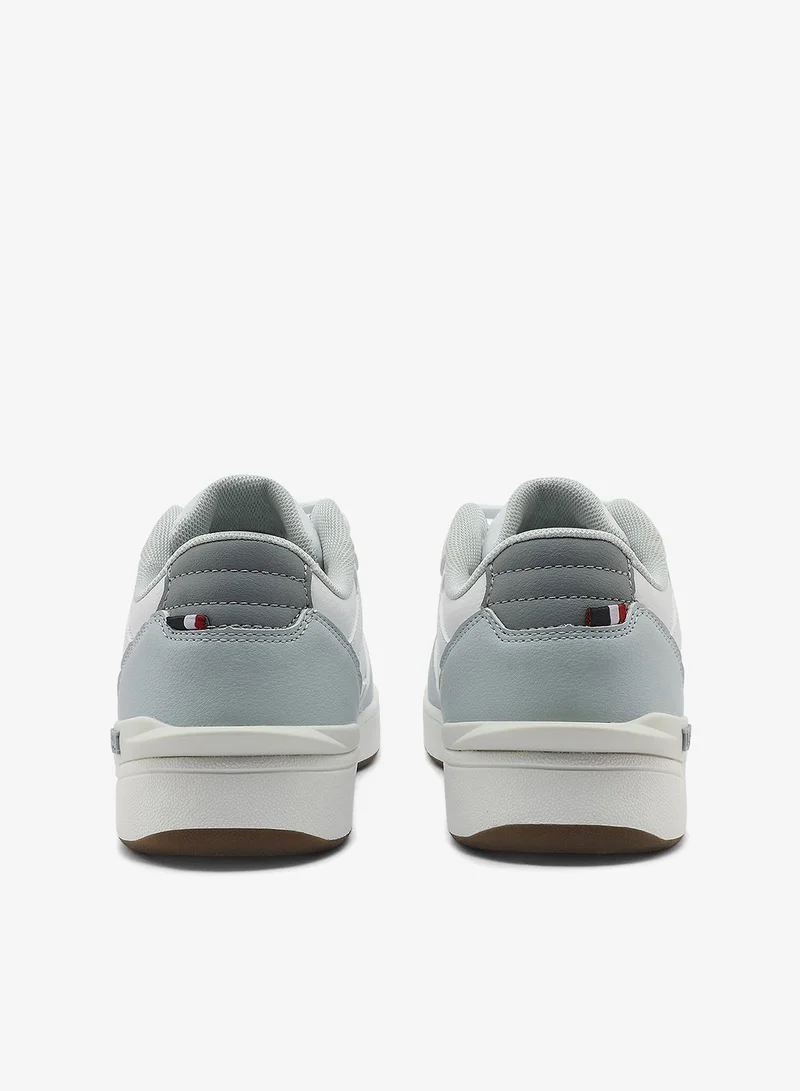 U.S. Polo Assn. white Women's White Sneakers - Soft Pastel Accents with Retro-Inspired Design and Cushioned Sole for Effortless Style and Comfort for Women | Best Price UAE